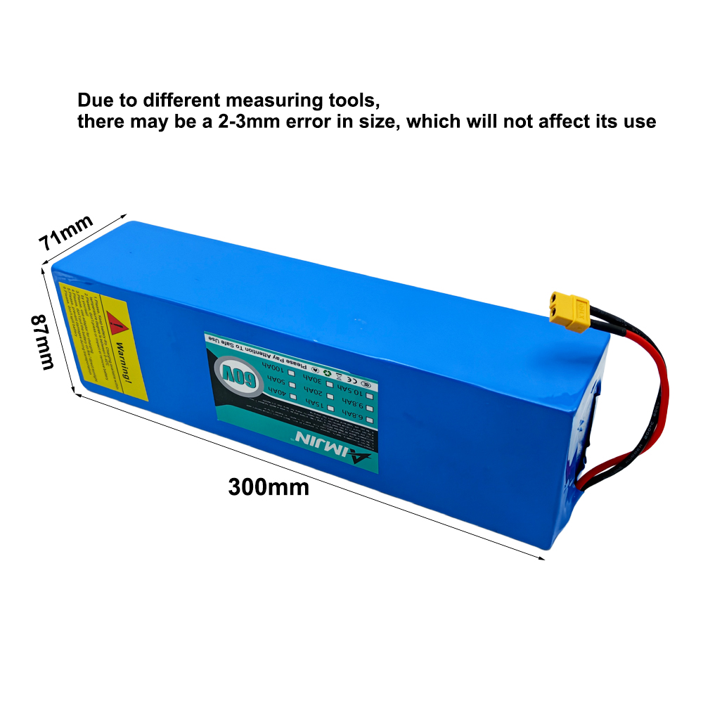 Аккумулятор 60В 15000мАч 18650 – обзор и цена 60V 30Ah Electric Scooter Battery